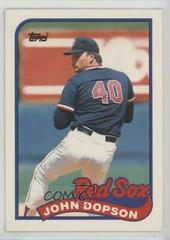 John Dopson #26T Baseball Cards 1989 Topps Traded Prices