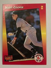 Scott Cooper #180 Baseball Cards 1992 Panini Donruss Triple Play Prices
