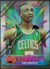 Dee Brown Refractor w/ Coating #46 Basketball Cards 1994 Finest Prices