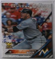 Justin Bour Baseball Cards 2016 Topps Holiday Prices