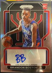 Brandon Boston Jr. [Silver Prizm] Basketball Cards 2021 Panini Prizm Rookie Signatures Prices