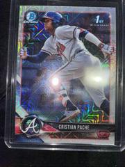 Cristian Pache [Purple Refractor] #BCP46 Baseball Cards 2018 Bowman Mega Box Chrome Prices