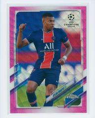 Kylian Mbappe [Pink Xfractor] #95 Soccer Cards 2020 Topps Chrome UEFA Champions League Prices