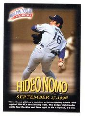 Hideo Nomo Basketball Cards 1997 Fleer Million Dollar Moments Prices