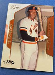 Willie McCovey #114 Baseball Cards 2003 Flair Greats Prices