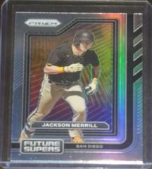 Jackson Merrill [Silver] Baseball Cards 2023 Panini Prizm Future Supers Prices