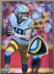 Justin Herbert [Gold] #MSW-JHE Football Cards 2022 Panini Luminance Memento Swatches Prices