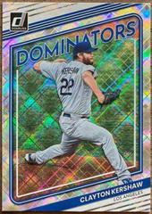 Clayton Kershaw [Diamond] #D-1 Baseball Cards 2022 Panini Donruss Dominators Prices