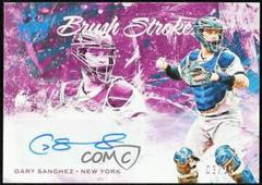 Gary Sanchez [Holo Blue] Baseball Cards 2022 Panini Diamond Kings Brush Strokes Autograph Prices