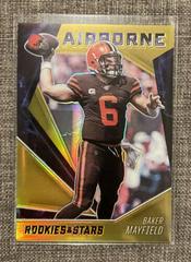 Baker Mayfield [Gold] #AB16 Football Cards 2020 Panini Rookies & Stars Airborne Prices