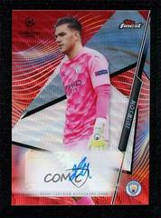 Ederson [Red Wave Refractor] Soccer Cards 2020 Topps Finest UEFA Champions League Autographs Prices