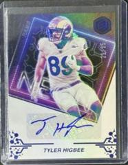 Tyler Higbee [Blue] #NS-TH Football Cards 2022 Panini Elements Neon Signs Autographs Prices