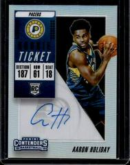 Aaron Holiday [Ball High Autograph Premium] #101 Basketball Cards 2018 Panini Contenders Prices