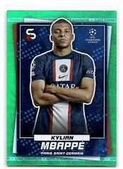 Kylian Mbappe [Uncommon Green] Soccer Cards 2022 Topps UEFA Superstars Prices