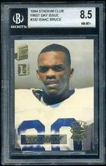 Isaac Bruce [1st Day Issue] Football Cards 1994 Stadium Club Prices