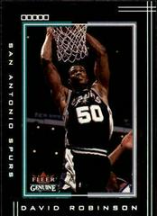 David Robinson #108 Basketball Cards 2001 Fleer Genuine Prices