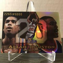 Allan Houston Row 1 #63 Basketball Cards 1998 Flair Showcase Prices