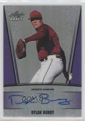Dylan Bundy [Prismatic Purple Autograph] Baseball Cards 2011 Leaf Metal Draft Prices