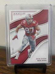 Nick Bosa [Ruby] Football Cards 2023 Panini Immaculate Collection Collegiate Prices