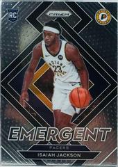 Isaiah Jackson Basketball Cards 2021 Panini Prizm Emergent Prices
