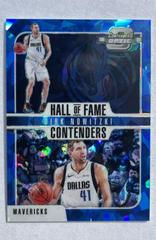 Dirk Nowitzki [Blue Cracked Ice] #1 Basketball Cards 2018 Panini Contenders Optic Hall of Fame Contenders Prices
