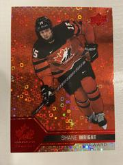 Shane Wright [Red Champagne] #1 Hockey Cards 2022 Upper Deck Team Canada Juniors Prices