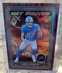 Sam LaPorta [Red] #HR-12 Football Cards 2023 Panini Phoenix Hot Routes Prices