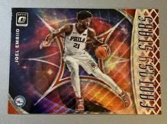 Joel Embiid [Red Wave] Basketball Cards 2019 Panini Donruss Optic Fantasy Stars Prices