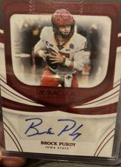 Brock Purdy [Ruby] Football Cards 2022 Panini Immaculate Collegiate Signature Moves Prices