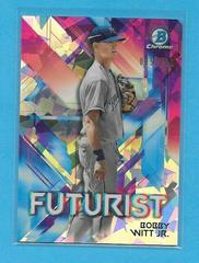 Bobby Witt Jr. [Atomic Refractor] #FUT-BW Baseball Cards 2021 Bowman Chrome Futurist Prices