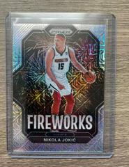 Nikola Jokic [Mojo] #18 Basketball Cards 2022 Panini Prizm Fireworks Prices