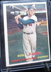 Duke Snider #170 Baseball Cards 1957 Topps Prices