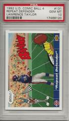 Lawrence Taylor [Repeat Defender] Football Cards 1992 Upper Deck Comic Ball 4 Prices