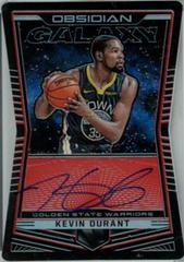 Kevin Durant [Red] Basketball Cards 2018 Panini Obsidian Galaxy Autographs Prices