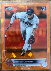 Royce Lewis [Orange] Baseball Cards 2022 Topps Chrome Update Sapphire Prices