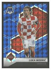 Luka Modric [Blue Mosaic] Soccer Cards 2021 Panini Mosaic Road to FIFA World Cup Prices