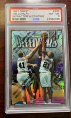 Tim Duncan [Refractor w/ Coating] #306 Basketball Cards 1997 Finest Prices