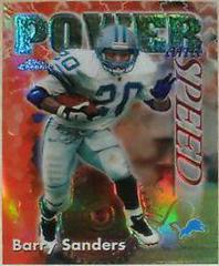 Barry Sanders [Refractor] Football Cards 1998 Topps Chrome Season's Best Prices