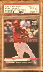 Albert Pujols #MOW-17 Baseball Cards 2019 Topps Now Moment of the Week Prices