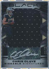 Chris Olave #SSR-COL Football Cards 2022 Panini Black Sizeable Signatures Rookie Jersey Prices