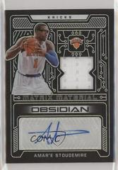 Amar'e Stoudemire Basketball Cards 2021 Panini Obsidian Matrix Material Autographs Prices