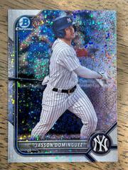 Jasson Dominguez [Speckle Refractor] #BCP-244 Baseball Cards 2022 Bowman Chrome Prospects Prices