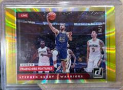 Stephen Curry [Yellow Laser] Basketball Cards 2021 Panini Donruss Franchise Features Prices