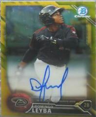 Domingo Leyba [Gold Refractor] #CPA-DL Baseball Cards 2016 Bowman Chrome Prospect Autograph Prices