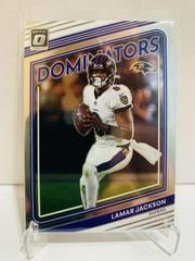 Lamar Jackson #D-2 Football Cards 2022 Panini Donruss Optic Dominators Prices