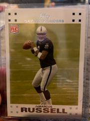 JaMarcus Russell Football Cards 2007 Topps Exclusive Rookies Prices