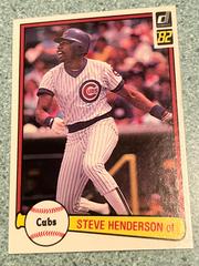 Stephen Henderson #183 Baseball Cards 1982 Donruss Prices