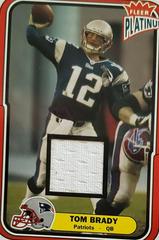 Tom Brady [Jersey] Football Cards 2004 Fleer Platinum Prices