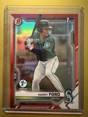 Harry Ford [Red Foil] Baseball Cards 2021 Bowman Draft 1st Edition Prices