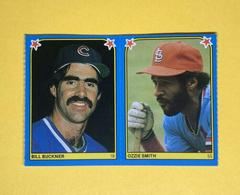 Bill Buckner [Ozzie Smith] Baseball Cards 1983 Fleer Sticker Panel Prices